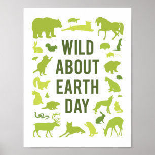 Selvagem sobre o poster do Dia da Terra