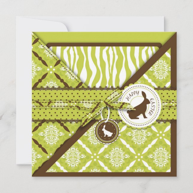 Selvagem sobre o quadrado do convite dos coelhos (Frente)