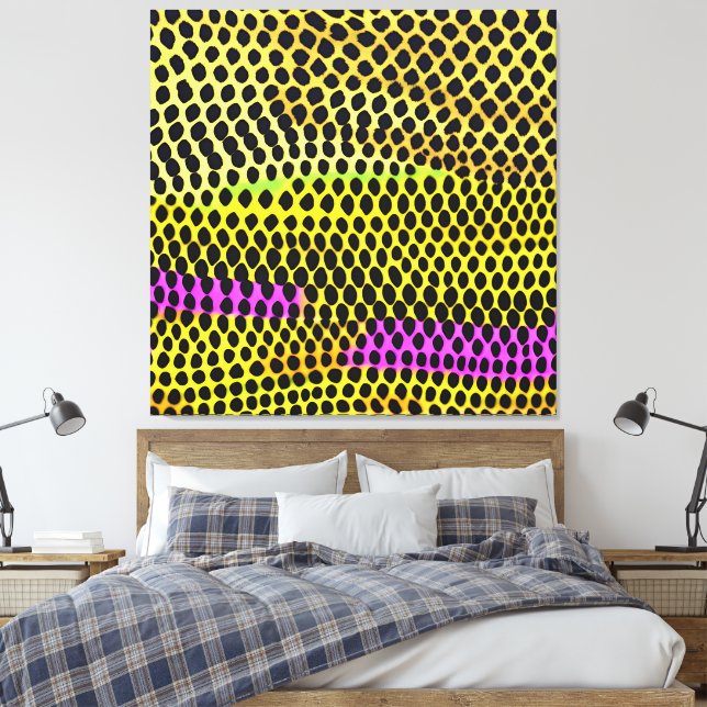 "Selvagem Vibrante" Abstrato Impressão (Insitu(Quarto))