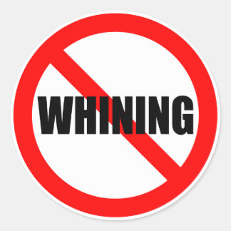 Sem adesivo de lamentação