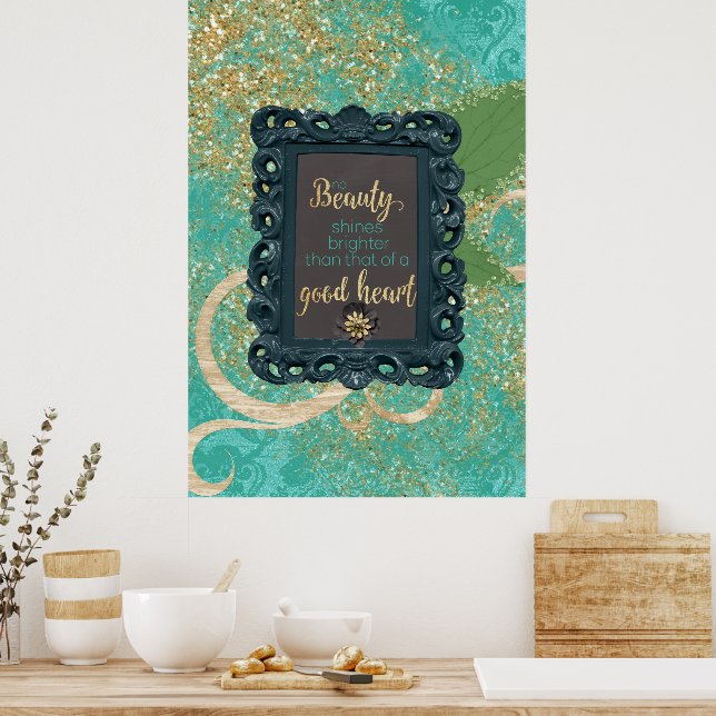 Sem Beleza Brilha Poster (Cozinha)