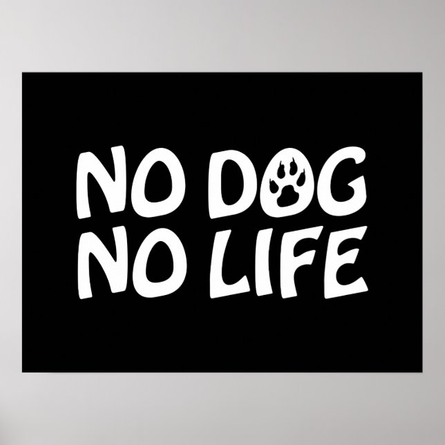 SEM CACHORRO SEM POSTER DE VIDA (Frente)