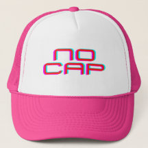 Sem chapéus de caminhoneiro cor-de-rosa Boné