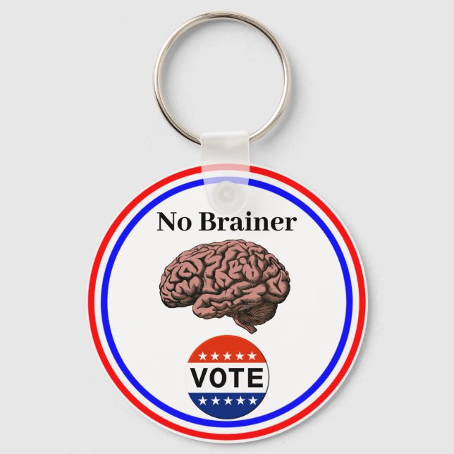 Sem Chaveiro de Votação do Cérebro (Frente)