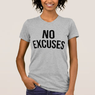 Sem desculpas Tumblr de camisa