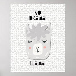 Sem Drama Llama Poster