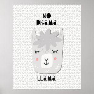 Sem Drama Llama Poster