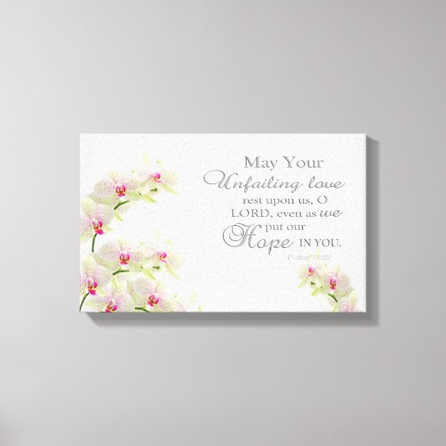 Sem Falhar o Amor O Senhor Canvas (Frente)