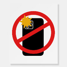 Sem Fotografia Telefônica - Respeite a Privacidade