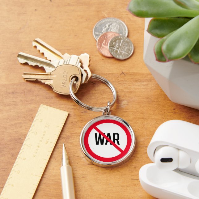 Sem guerra Proibido | Chaveiro Premium (Mesa)