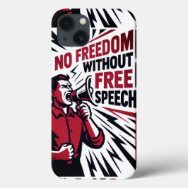 "Sem liberdade sem liberdade de expressão"