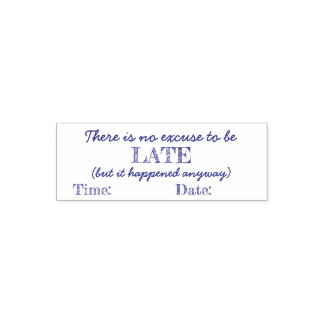 Sem licença para ser Carimbo Atrasado