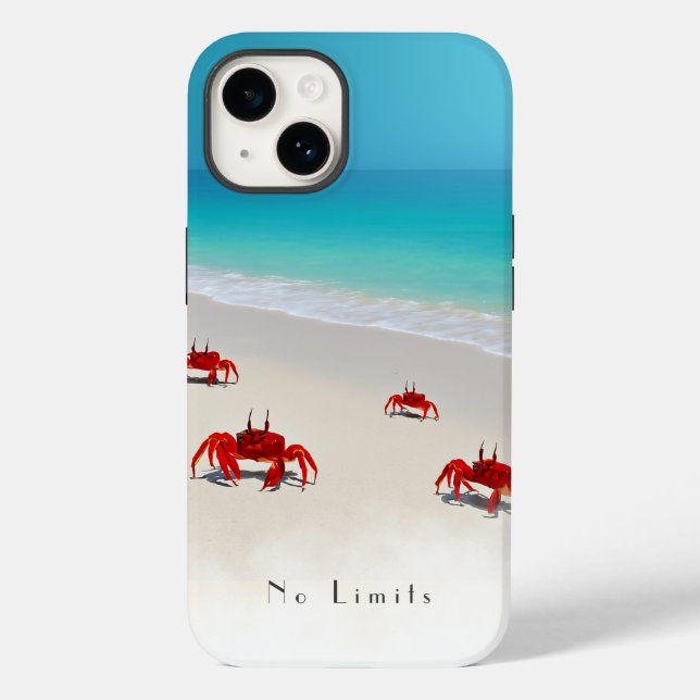 Sem Limites — iPhone 14 Tough Case 4 Caranguejos (Verso)