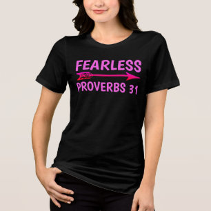 SEM MEDO PROVA 31 Damas T-Shirts Cristãs