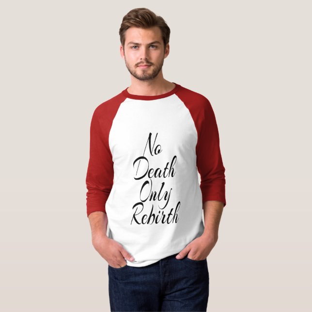 Sem Morte Somente Renascimento CAMISA MASCULINA 3/ (Frente Completa)