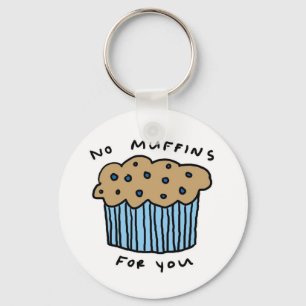 Sem Muffins Para Você Chaveiro