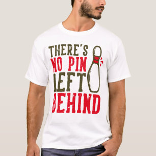 Sem Pino Deixado Por Trás Da Camisa De Boliche Di