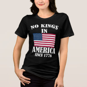 Sem Reis na América desde 1776 Bandeira Patriótica