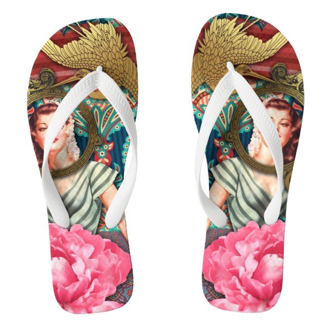 Sem-Sinal - Chinelos da Mulher Atrevida (Pé da cama)