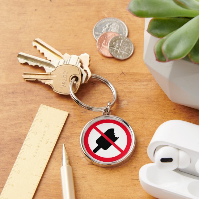 Sem sinal de sorvete | Chaveiro Premium (Mesa)