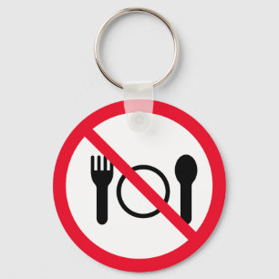 Sem sinal de vetor de alimentação Chaveiro de cí
