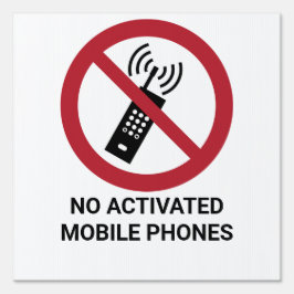 Sem Telefones Celulares Ativados, Sinal de Proibiç