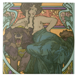Sem título por Alphonse Mucha (1902)