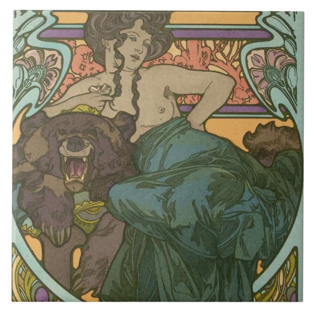 Sem título por Alphonse Mucha (1902) (Frente)
