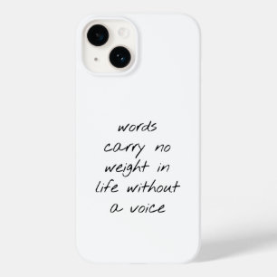 Sem Uma capas de iphone De Voz