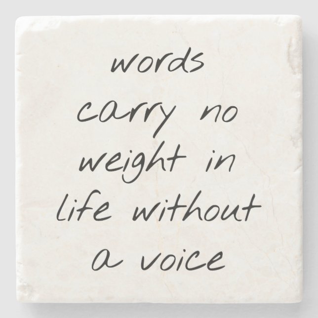 Sem Uma Porta copos De Pedra De Voz (Frente)