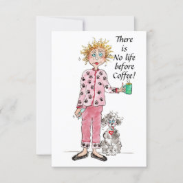 Sem Vida Antes Do Café Dizer Desenho Verde