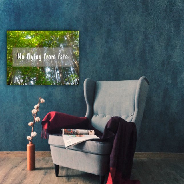 Sem voar do destino, sabedoria, poster inspiracion (Criador carregado)