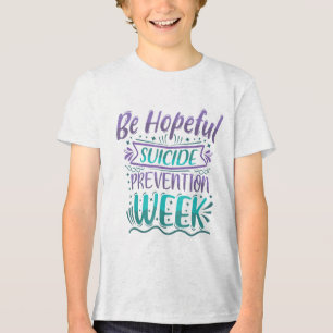 Semana de Prevenção ao Suicídio Be Hopeful Teal &