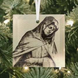 SEMANA MARY Glass Ornament