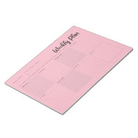 Semanal, dia a dia no Bloco de Notas do Organizado