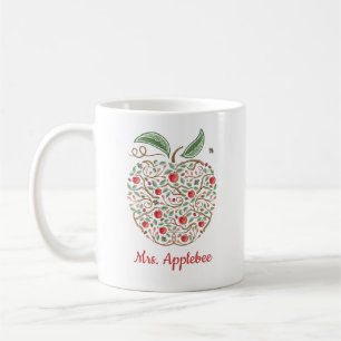 Sementes da caneca de café de Apple do professor