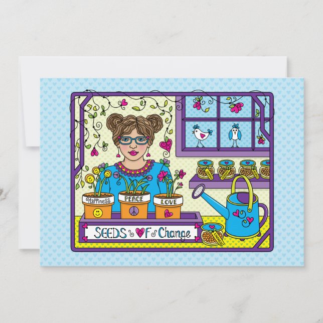 Sementes Da Placa Change_Flat 7"x5" (Frente)