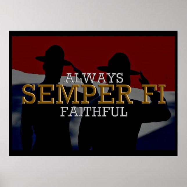 Semper Fi - Poster sempre fiel (Frente)