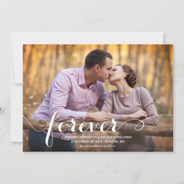 SEMPR & PARA SEMPRE | ANÚNCIO DE DATA DE GUARDA (Frente)