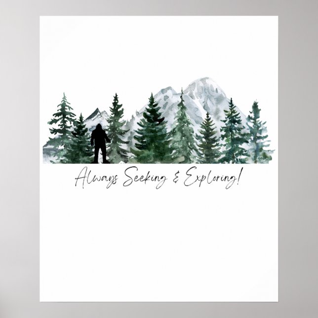 Sempre buscando e explorando o Impressão de sasqua (Frente)