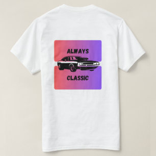 Sempre Clássico – Camiseta de Carro Musculoso Retr