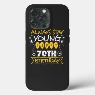 Sempre fique jovem feliz cota de 70