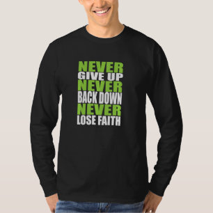 Sempre Rezar E Nunca Desistir De Camisa Cristã