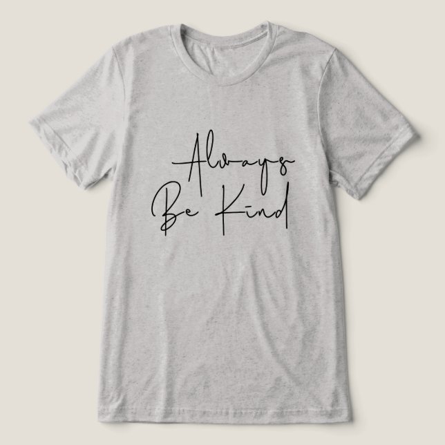 Sempre Seja gentil (Design frontal)