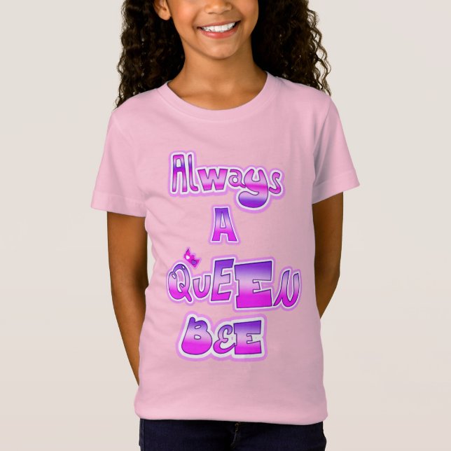 Sempre uma camisa rainha das abelhas (Frente)