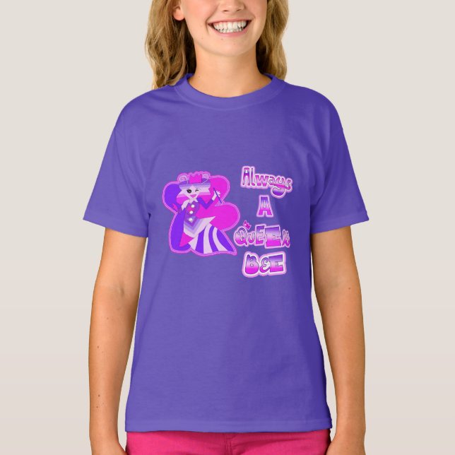 Sempre uma camisa rainha das abelhas (Frente)