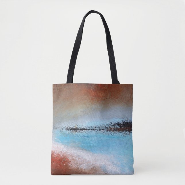 Sena Turquoise Tote Bag (Frente)