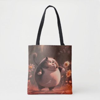 Sendo malvada entre as flores Tote