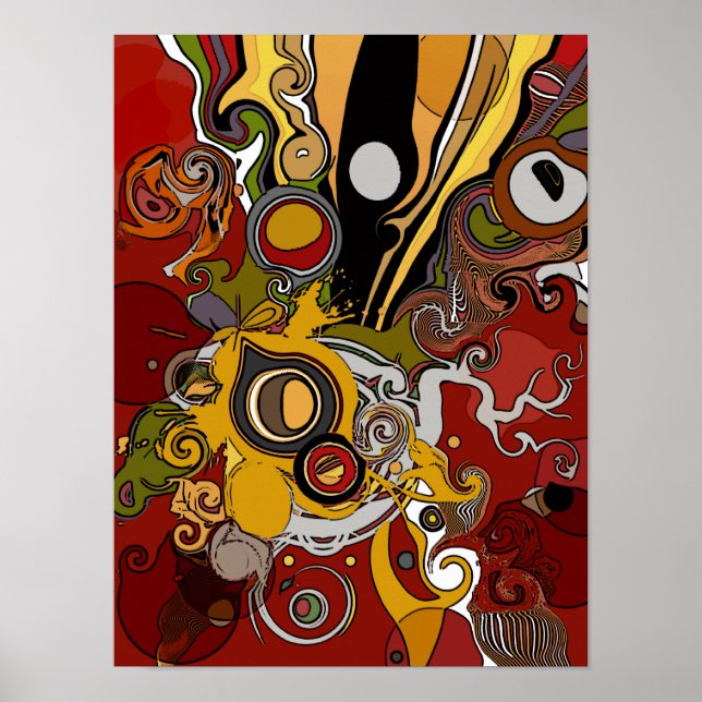 SENECA - Abstrato Poster (Frente)