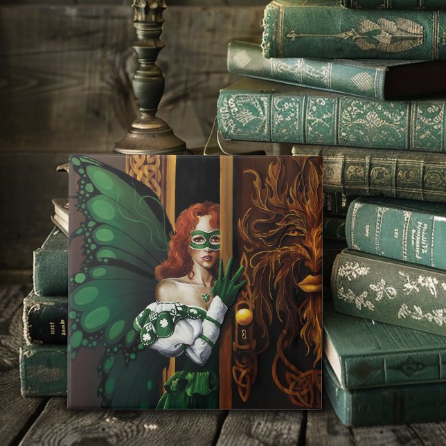 Senha Secreta da Fada Céltica Verde Mística Irland (Criador carregado)